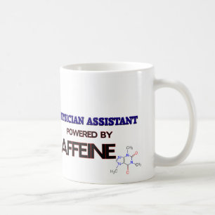Arzt-Assistent angetrieben durch Koffein Kaffeetasse