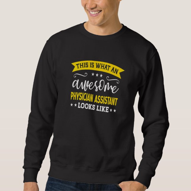 Arzt-Assistent Berufsbezeichnung Mitarbeiter Arzt Sweatshirt (Vorderseite)