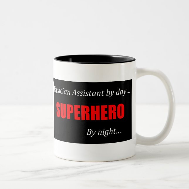 Arzt-Assistent durch TagesTasse Zweifarbige Tasse (Rechts)