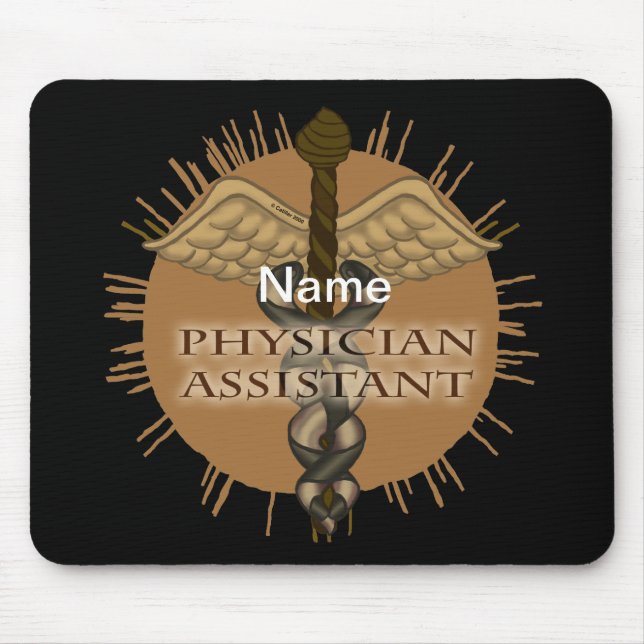 Arzt-Assistenten Caduceus Mousepad (Vorne)