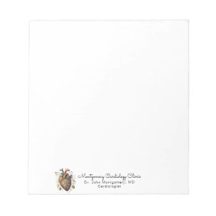 Arzt für anatomische Herzmedizin Notizblock