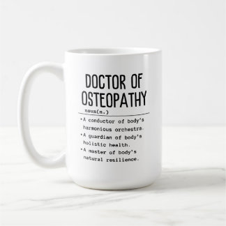Arzt für Osteopathie Kaffeetasse