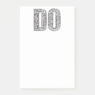 Arzt für Osteopathie Post-it Klebezettel