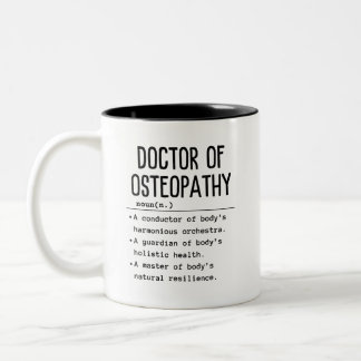 Arzt für Osteopathie Zweifarbige Tasse