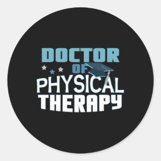 Arzt für Physikalische Therapie t Neuer Therapeut  Runder Aufkleber