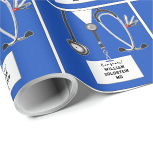 Arzt-Geschenkverpackungspapier Geschenkpapier