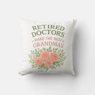 Arzt im Ruhestand Beste Oma Blumen Geschenk zur Pe Kissen