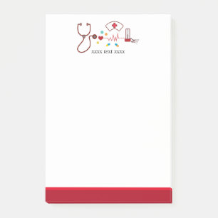 Arzt, Krankenpflege, Medizin, Krankenhaus Post-it Klebezettel