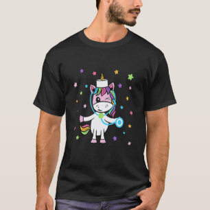 Arzt Krankenschwester Einhorn Stethoskop T-Shirt