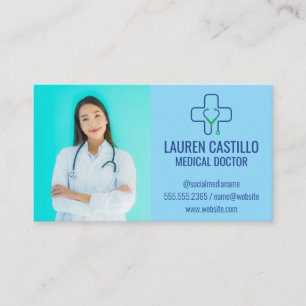 Arzt   Logo für Krankenhausgesundheit Visitenkarte