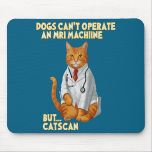 Arzt Medizin Medizin Katze Doktor Lustige Katze Mousepad