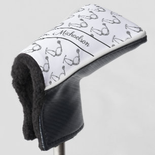 Arzt Name Stethoskop Muster  Golf Headcover