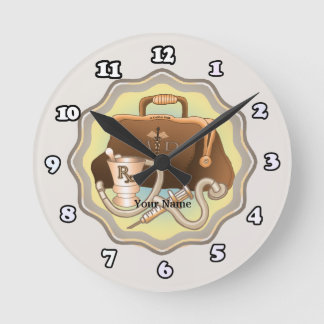 Arzt Runde Wanduhr
