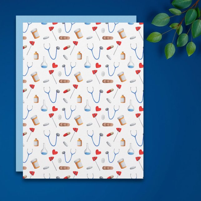 Arzt-Schabracken-Musterpapier (Von Creator hochgeladen)