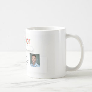 Arzt-Suche Stil Individueller Name Becher – Person Kaffeetasse