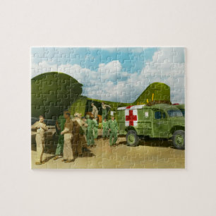 Arzt - Transport der Verwundeten Puzzle