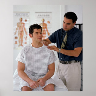 Arzt und Patient Poster
