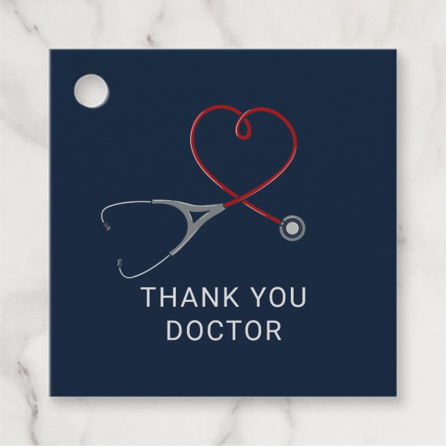 Ärzte Frontline Workers Custom Vielen Dank Geschenkanhänger (Vorderseite)