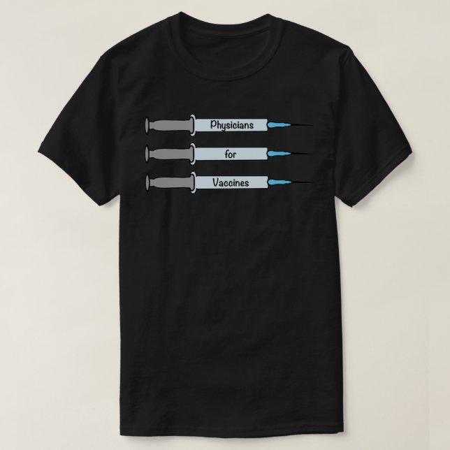 Ärzte für Impfstoffe T-Shirt (Design vorne)