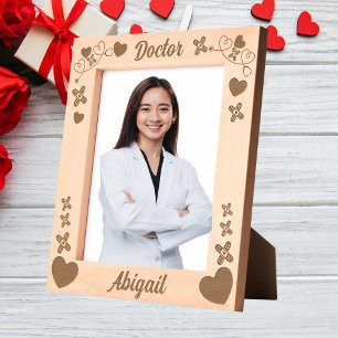Ärzte geben Liebe für Herz Geätzte Rahmen