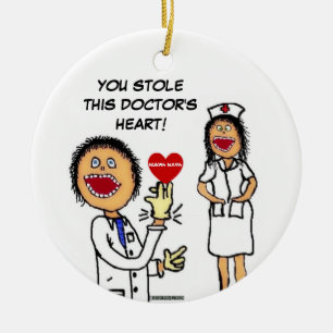 Ärzte Lieben Krankenpflege Romance Keramikornament