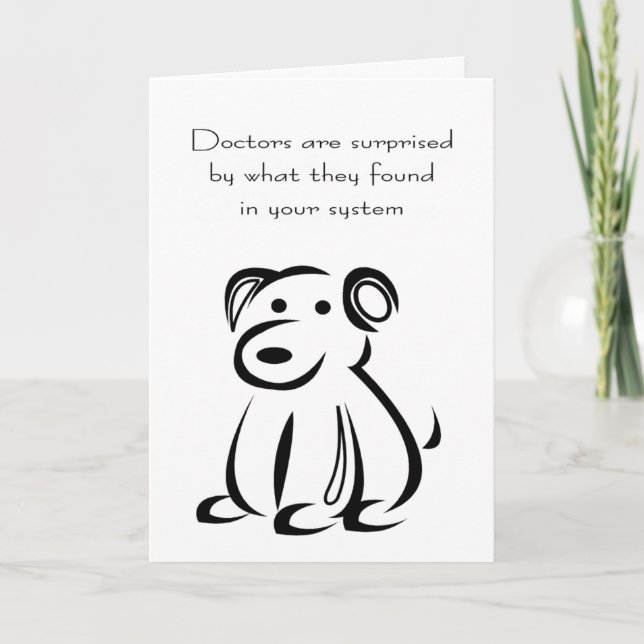 Ärzte sind von ihren Ergebnissen überrascht Karte (Vorderseite)