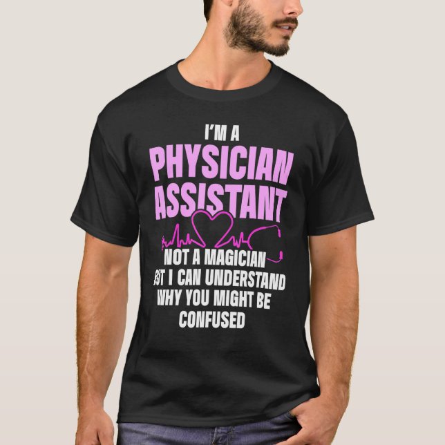 Ärzteassistent Magician Certified Pa T-Shirt (Vorderseite)