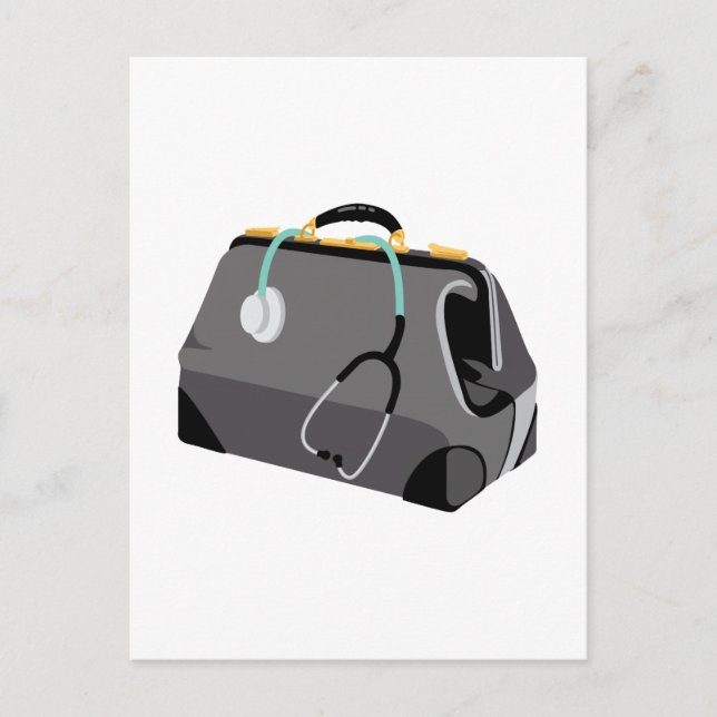 Ärztebeutel Postkarte (Vorderseite)