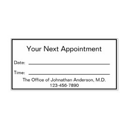 Ärztebüro Ihre nächste Erinnerung Permastempel