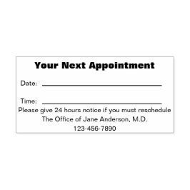 Ärztebüro Ihre nächste Erinnerung Permastempel