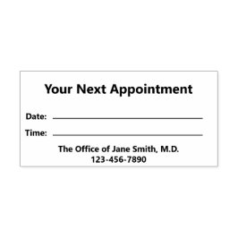 Ärzteschaft Ihre nächste Erinnerung Permastempel