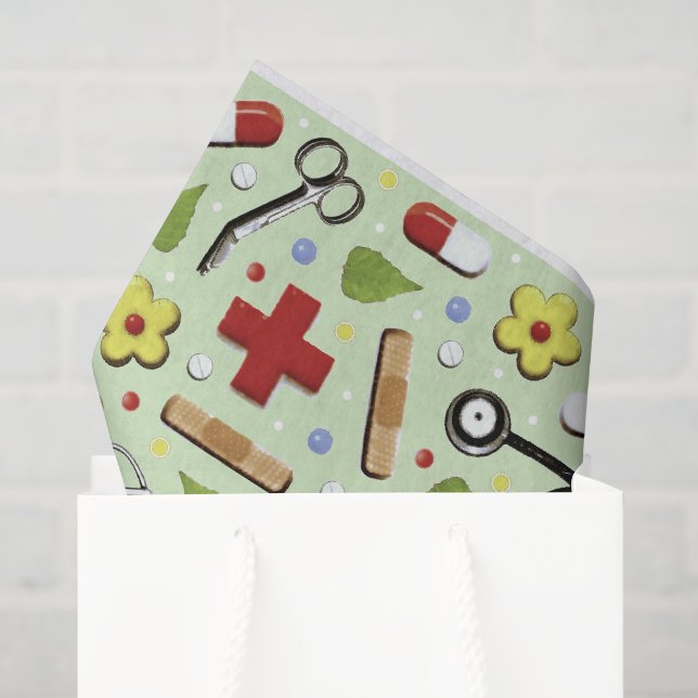 Arztgeschenk Seidenpapier (Geschenktüte)