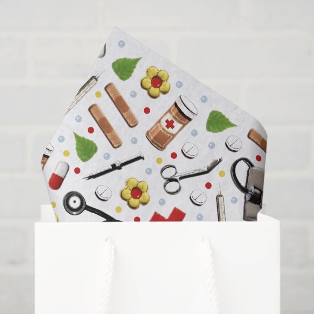 Arztgeschenk Seidenpapier (Geschenktüte)