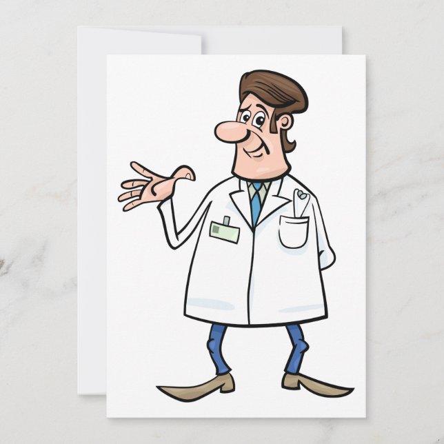 Ärztin Einladung (Vorderseite)