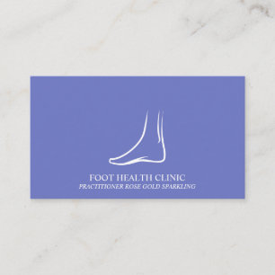 Ärztin für einfache Foot Cares Podiatrie Visitenkarte