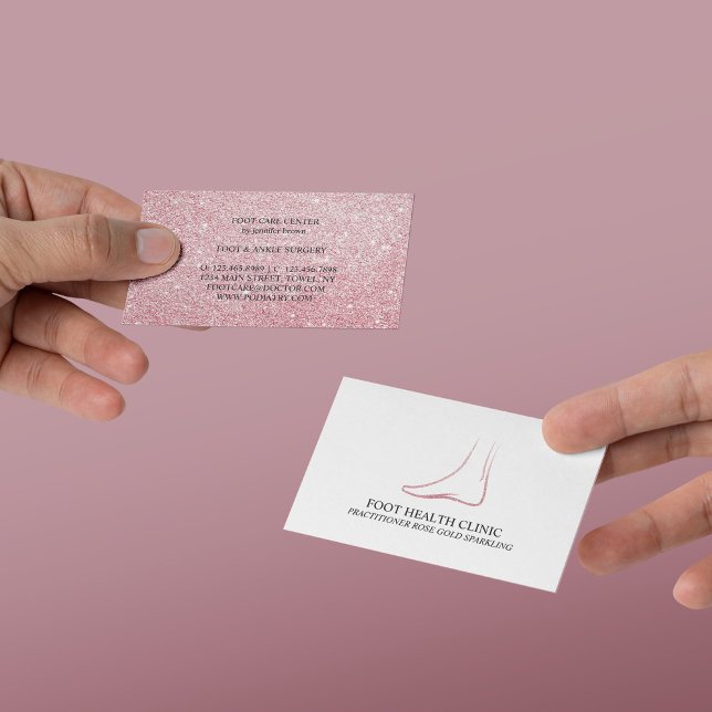Ärztin für Fußpflege Visitenkarte (Foot Care Podiatry Practioner Doctor Business Card
)