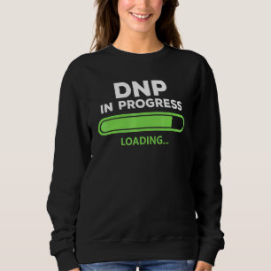 Ärztin für Krankenpflege bei laufender Krankenpfle Sweatshirt
