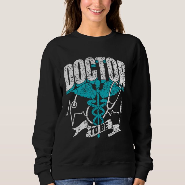 Ärztin für Medizinstudium Sweatshirt (Vorderseite)