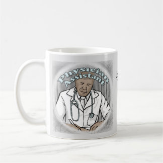 Ärztin für Schwarze Kaffeetasse