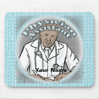 Ärztin für Schwarze Mousepad