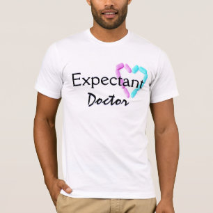 Ärztin in Weiß T-Shirt