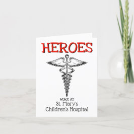 Ärztin Krankenpflege Krankenpflege im Krankenhaus Dankeskarte