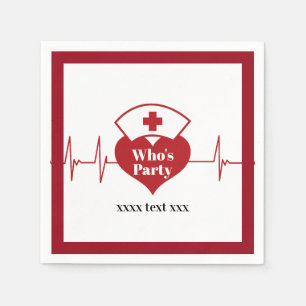 Ärztin, Krankenpflege, Medizin Serviette