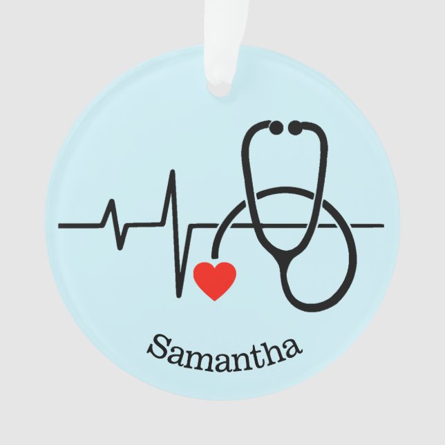 Ärztin Krankenpflegervereinigung Ornament (Vorderseite)