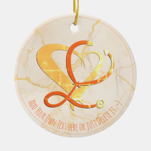Ärztin, Krankenschwester, paramedizinisch, Geschen Keramik Ornament