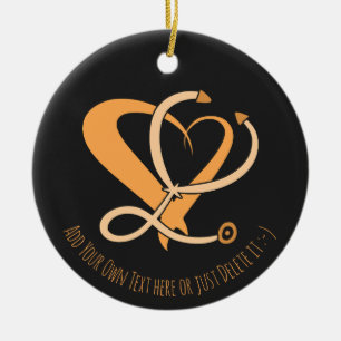Ärztin, Krankenschwester, paramedizinisch, Geschen Keramik Ornament