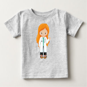 Ärztin, Krankenschwester, Stethoskop, Labrador, Or Baby T-shirt