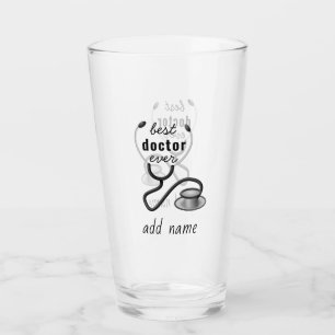 Ärztin Stethoskop Medizinklinik individuell angepa Glas