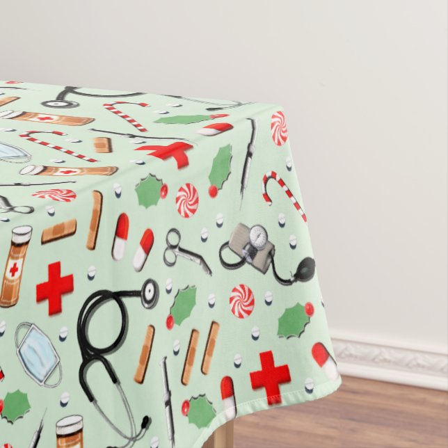 Ärztin und Krankenpflegerpartei Tischdecke (Beispiel)