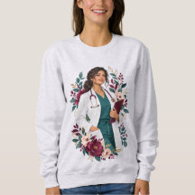 Ärztinnen-Porträt Winter Sweatshirt
